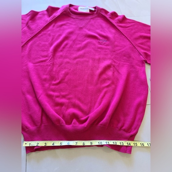 Mark Scot Collection La gorce  pink Round-Neck Sweater~ Large long sleeve - Picture 14 of 16